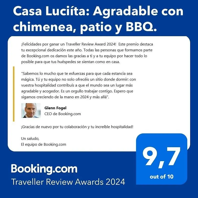 Casa Luciita: Agradable Con Chimenea, Patio Y Bbq. Villa Ojen